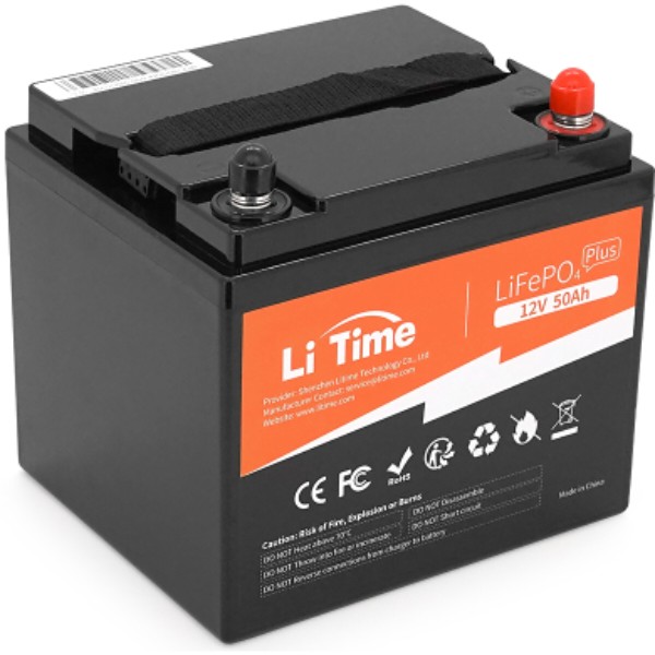 Фото - Аккумулятор для ИБП Li-TIME 12.8V 50Ah (L12V50-BASIC-4-A38)